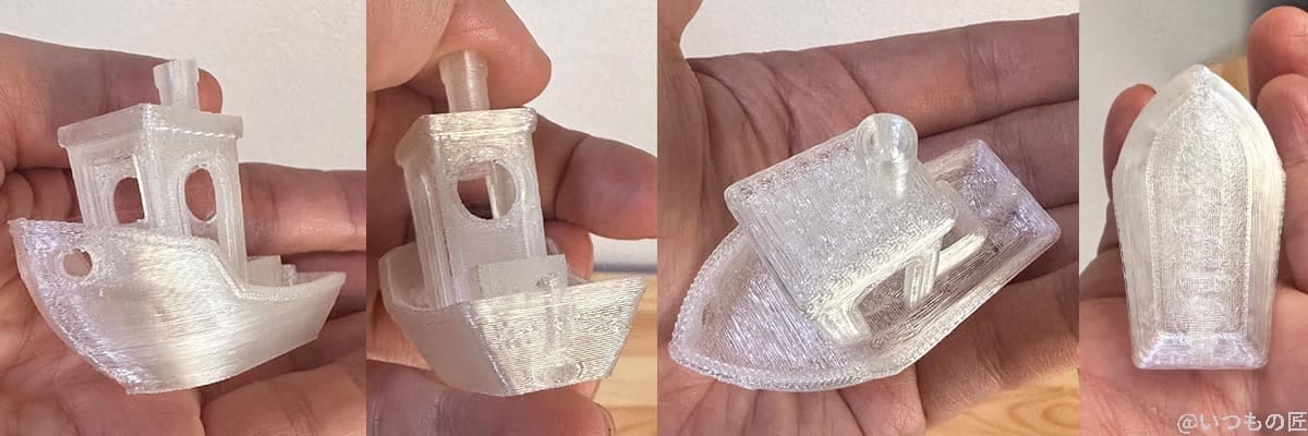筆者が出力した3DBenchy