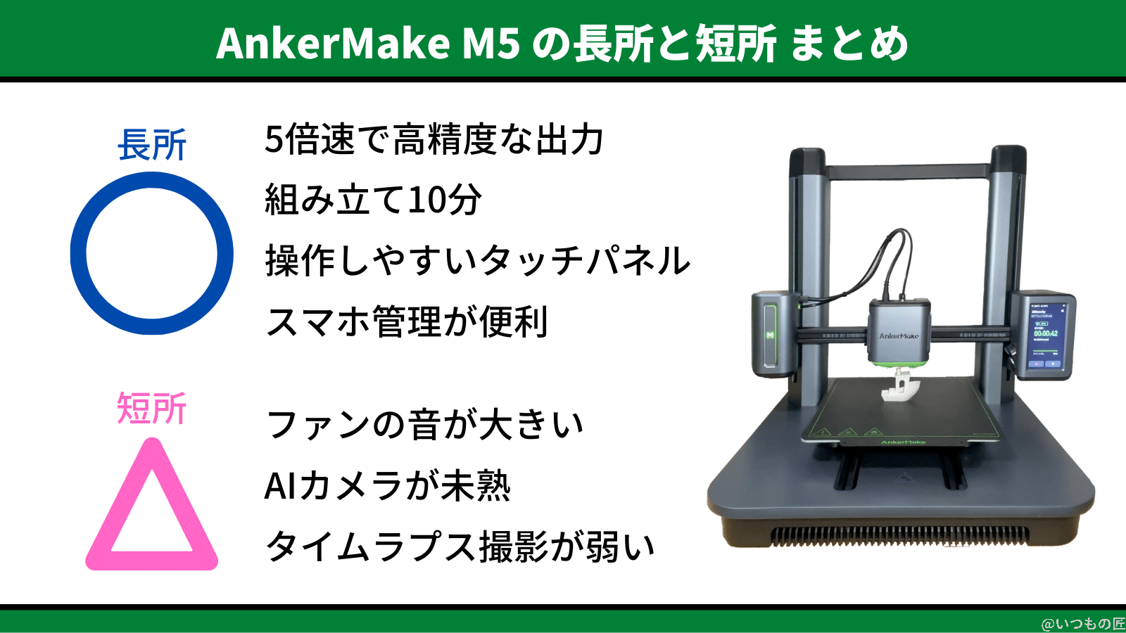 ankermake m5レビューまとめ 2023/02/08時点 | 3dプリンターの匠 AnkerMake M5レビューまとめ