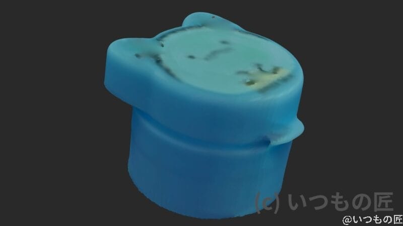 revopoint mini 2 スキャン結果3 | 3dプリンターの匠 REVOPOINT MINI 2 スキャン結果、ペットボトルのふた