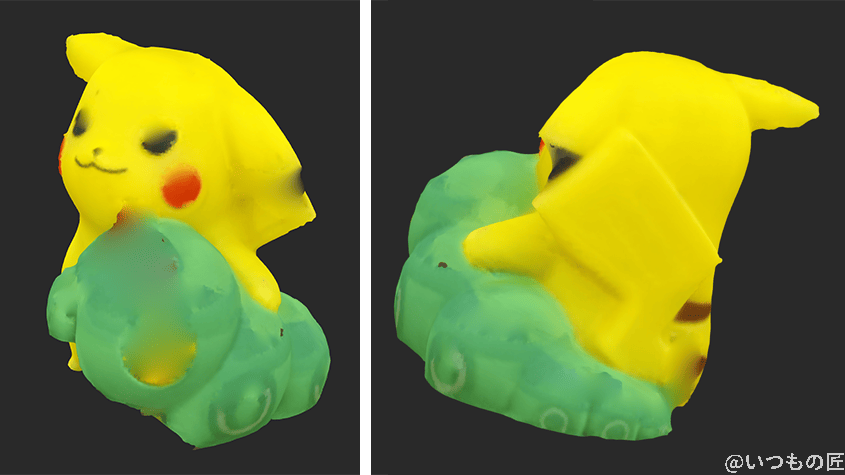 revopoint-mini-two-review6-2 | 3dプリンターの匠 ポケモンのスキャン結果