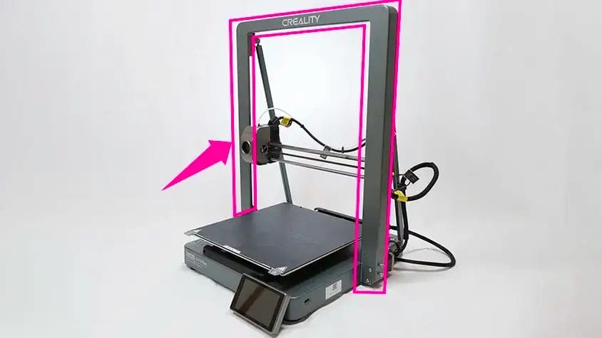 ender3v3plus-frame | 3dプリンターの匠 Ender-3 V3 Plus レビュー
ボルトや継ぎ目が少ないダイキャスト製メタルフレームとY軸デュアルモーター